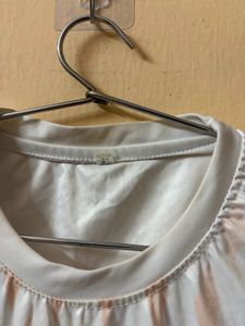 white jersey with shorts