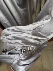 Embroidered Asymmetrical Kurta with Dhoti Pants