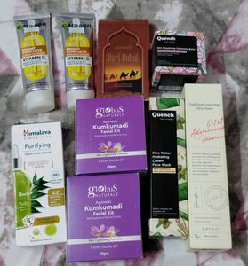 Garnier, Himalaya, Globus & Quench Skincare Bundle