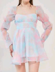 ✨Pastel Tie-Dye Mini Dress✨