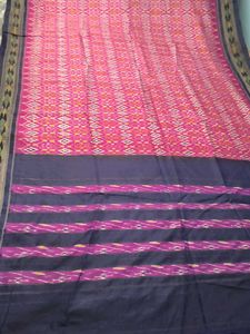 ink &amp; Blue Ikkat Saree patola sare