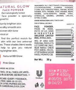 POND's Natural Glow Matte Powder 30G PinkBB Glo