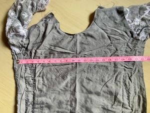 Elegant Grey Embroidered Kurta Set