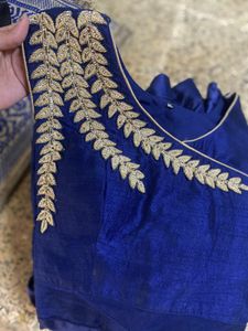 Royal Blue Embroidered Gown❤️❤️
