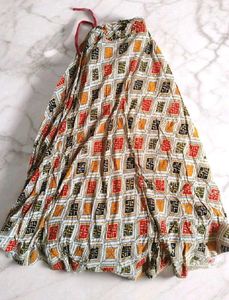 Used White Ghagra Choli