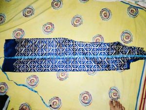 Royal Blue Embroidered kurta