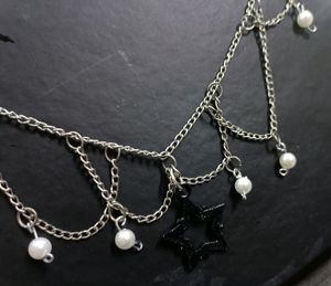 'A Black Star ' Necklace