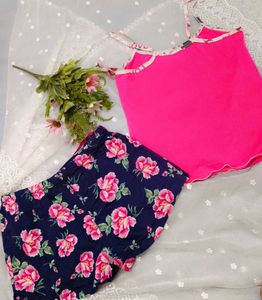 Cute  floral Pajama Set 👍👍