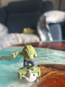 Green Lizard Spiderman toy