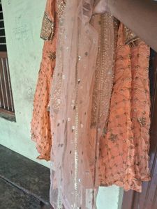 lehanga heavy flared set