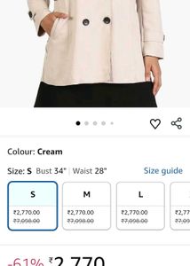 Classic Beige Double-Breasted Trench Coat