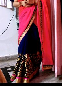 Saree New Half N Hal