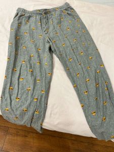 Burger Print Pajama Pants