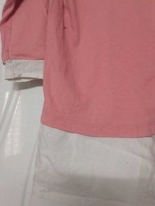 Cute Pink "Simple Is Good" Top