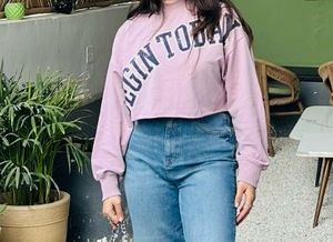 Cute Light Pink Sweatshirt