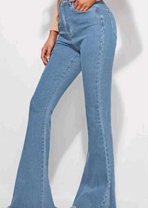 Korean Bootcut Jeans And Cute T Shirt