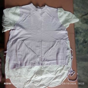 Pleated Layered T-Shirt