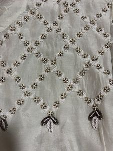 Light Blue Embroidered Kurta