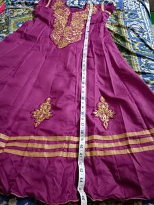 Purple Cotton Dress