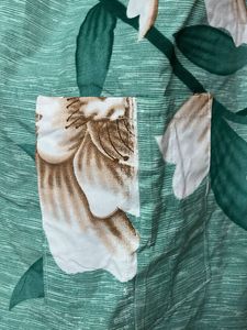 Floral Kitchen Apron double layer