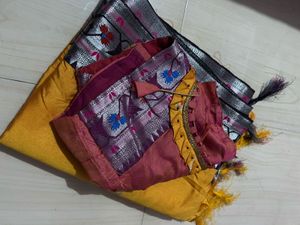 Beautiful Mustard Yellow Saree