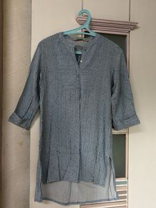 Striped Blue Tunic Top kurta
