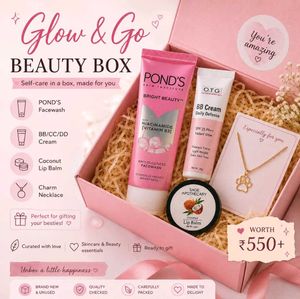 🎀 Glow & Go Beauty Box 🎀 Self-Care Essentials 🎀
