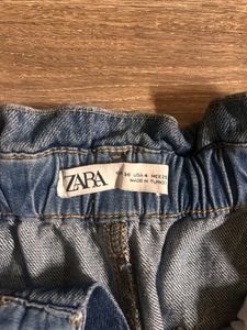 ZARA Paperbag High Waist Jeans