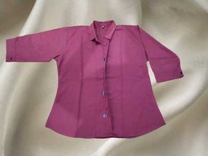 Classy Wine Solid casual shirt- soft Fabric