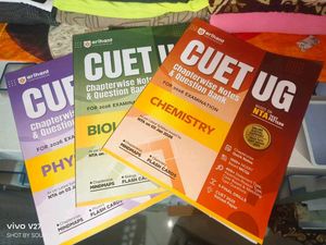 Arihant CUET UG Chemistry, Biology, Physics Books