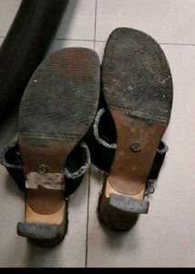 Used Branded Denim Heels