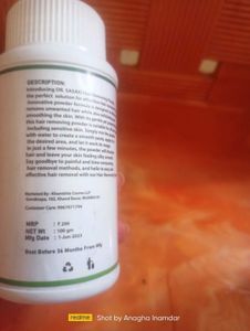 Hair Removing Powder