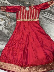 Stunning Red Silk Gown