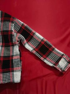 Chic Plaid crop Jacket