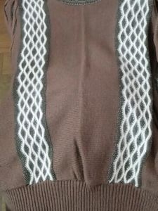Vintage Brown Knit Sweater