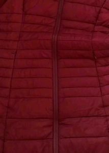 Maroon Puffer Coat