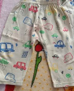 Adorable Baby Pajamas with Car Print