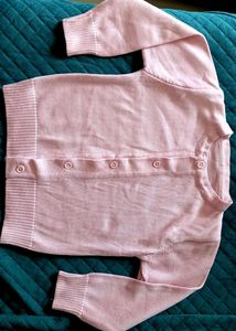 Chic Pink Knit Cardigan