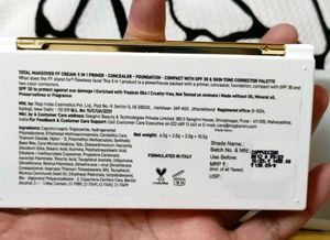 MyGlamm Total Makeover FF Cream Foundation Palette
