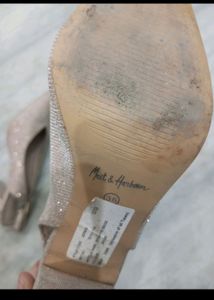 So Beautiful Peach Sparkle Sandal
