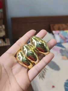 Chunky Gold Bubble Ponytail Hair Tie