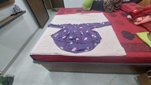 Purple Floral Print  top