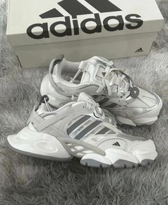 Adidas White & Grey Chunky Sneakers