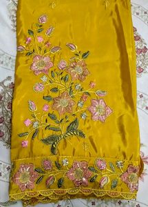Yellow Embroidered Suit piece