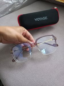 Voyage Blue Light Purple Oversized  Glasses Women.