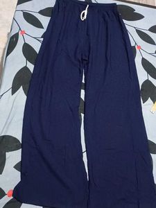 Chikenkari Kurta With Blue Plazzo Set