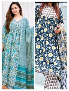 free shipping (combo )Beautiful Printed Kurta Sets