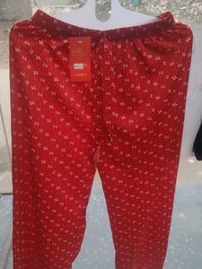 Red Printed Leggings