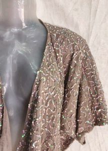Sparkling Beaded Bolero Jacket