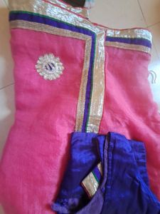 Embroidered Silk Saree